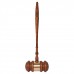 The Boss 36" Red Oak Gavel with Brass Band